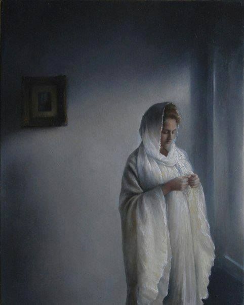 482x604 Crane After Vermeer Sm - Maria Crane Painting