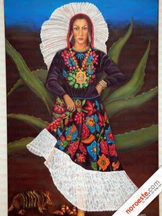 236x314 Pintura Maria Felix La Tehuana !! Jaime - Maria Felix Painting