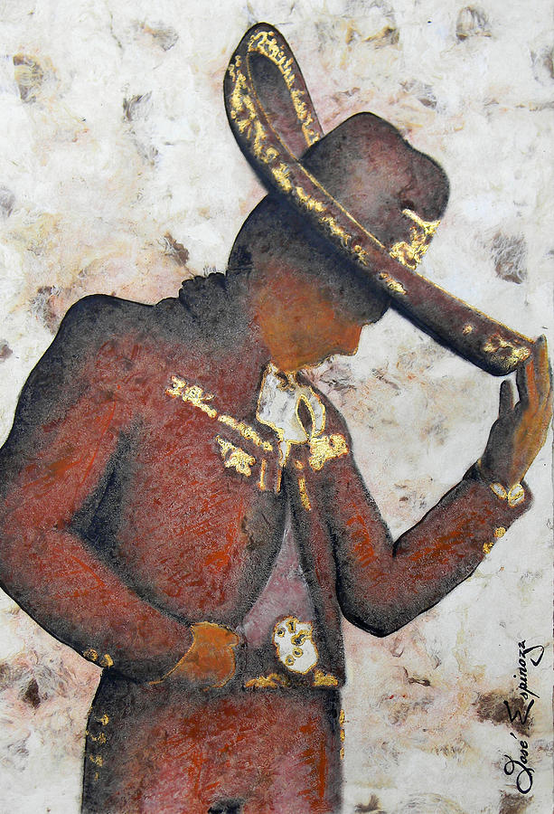 613x900 M A R I A C H I . Ii Painting By J - Mariachi Painting