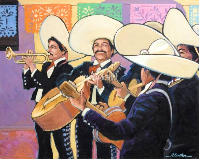 Mariachi Painting at PaintingValley.com | Explore collection of ...