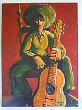 169x225 Ethnic Oil Modern Art Paintings Ebay - Mariachi Painting