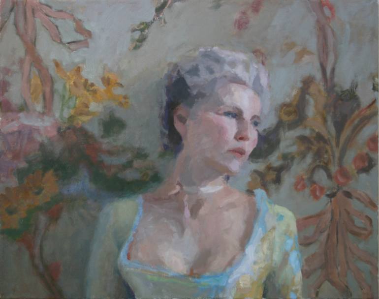 770x608 Saatchi Art Marie Antoinette Painting By Addison Rice - Marie Antoinette Painting