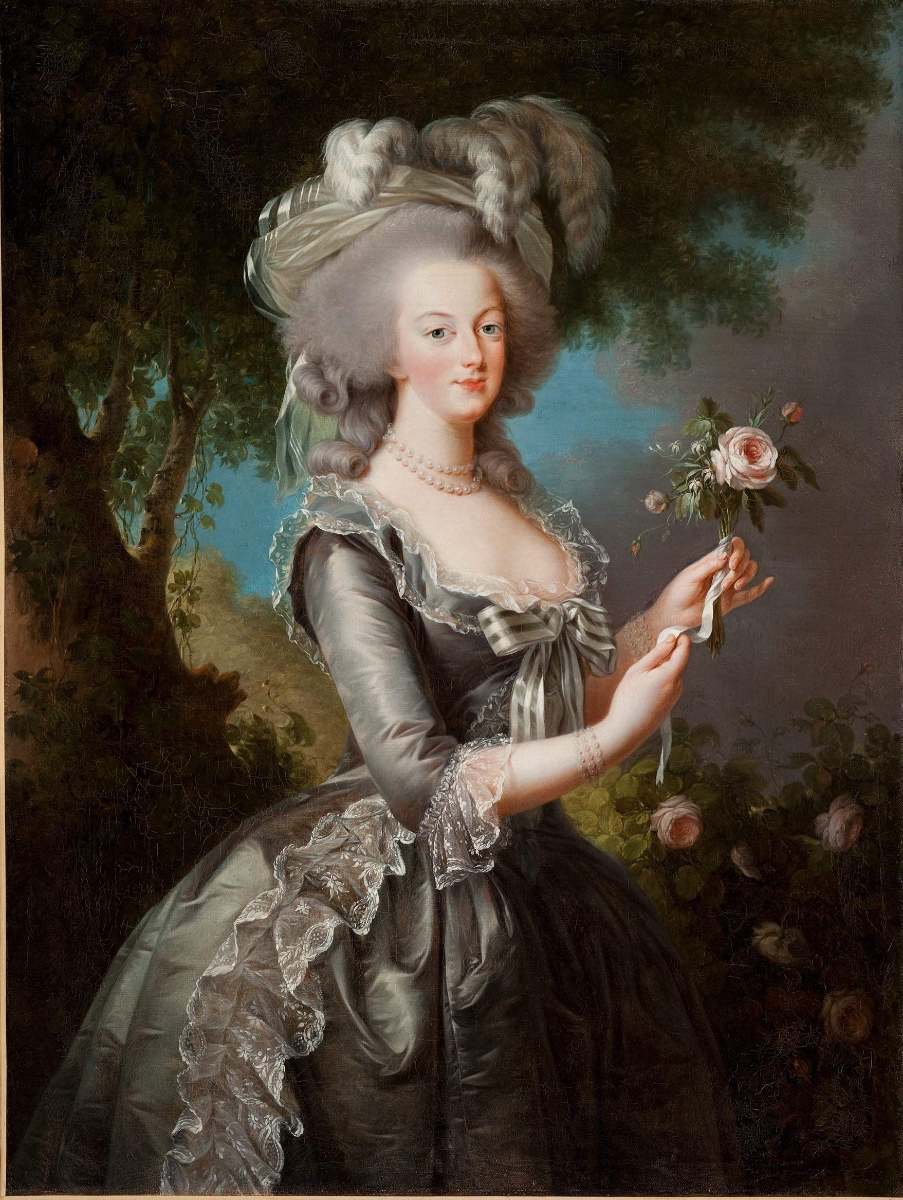 1757x2333 Week8 18th Century Makeup Images This Painting Of Marie - Marie Antoinette Painting