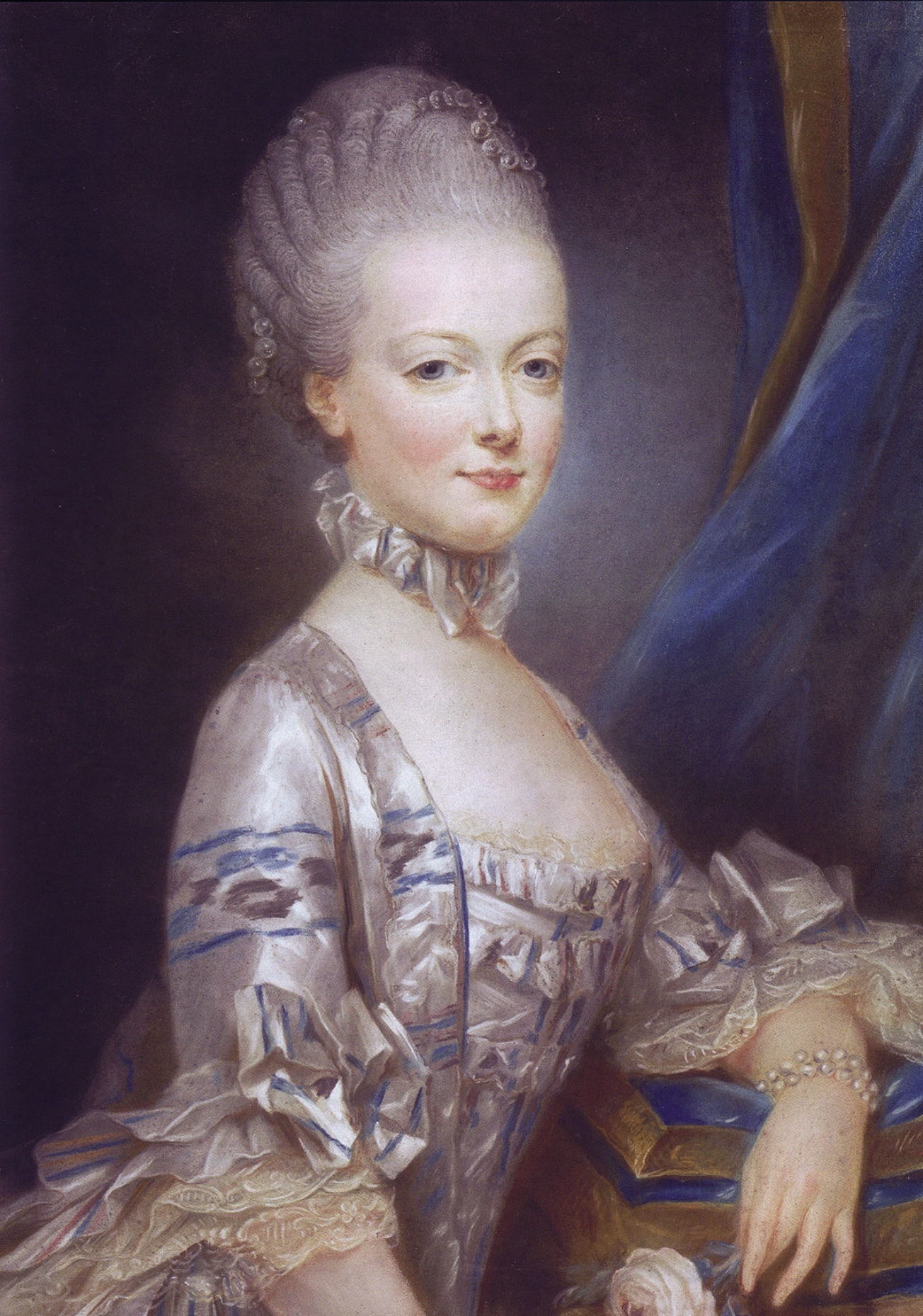 1304x1860 Joseph Ducreux - Marie Antoinette Painting