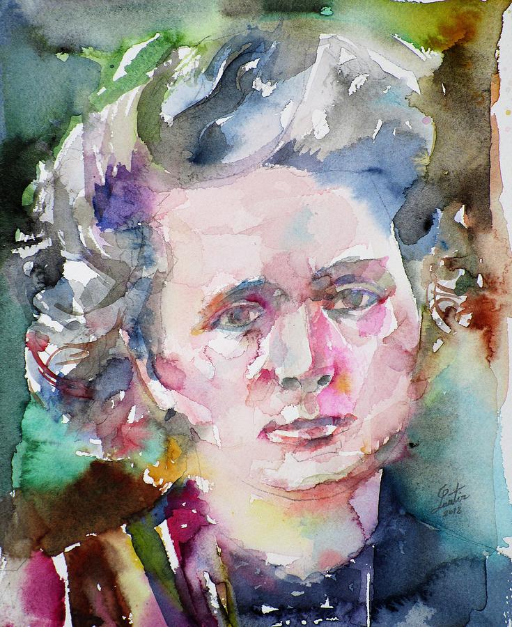 735x900 Marie Curie - Marie Curie Painting