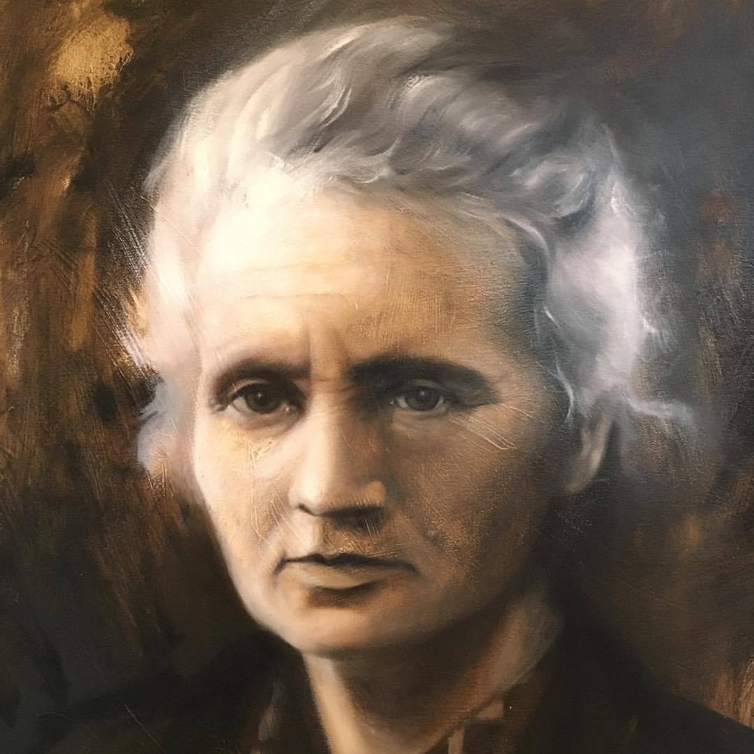 1080x1080 Marie Curie Shelley Zentner Fine Art - Marie Curie Painting