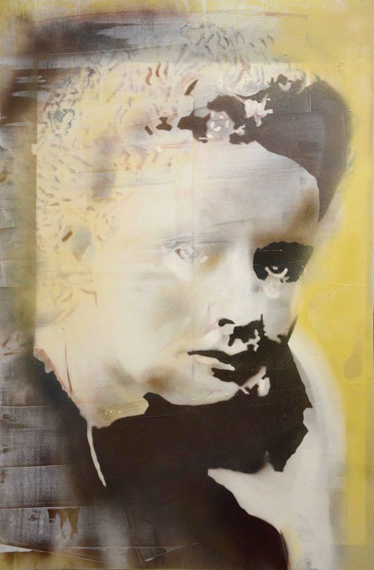 770x1172 Saatchi Art Marie Curie Painting By Andrej Babenko - Marie Curie Painting