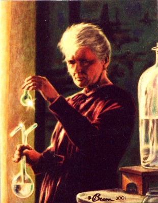 Marie Curie Painting at PaintingValley.com | Explore collection of ...