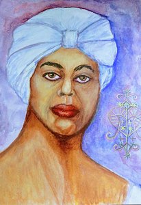 206x300 Marie Laveau Paintings Fine Art America - Marie Laveau Painting