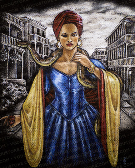 432x540 Marie Laveau Print The Vodou Store - Marie Laveau Painting