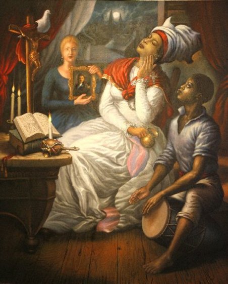 452x561 The Voodoo Queen Marie Laveau Northatlanticblog - Marie Laveau Painting