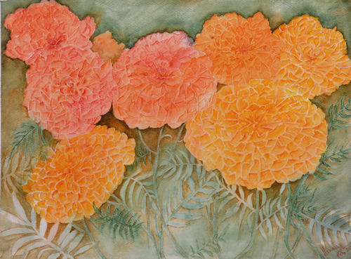 500x369 The Marigold - Marigold Painting