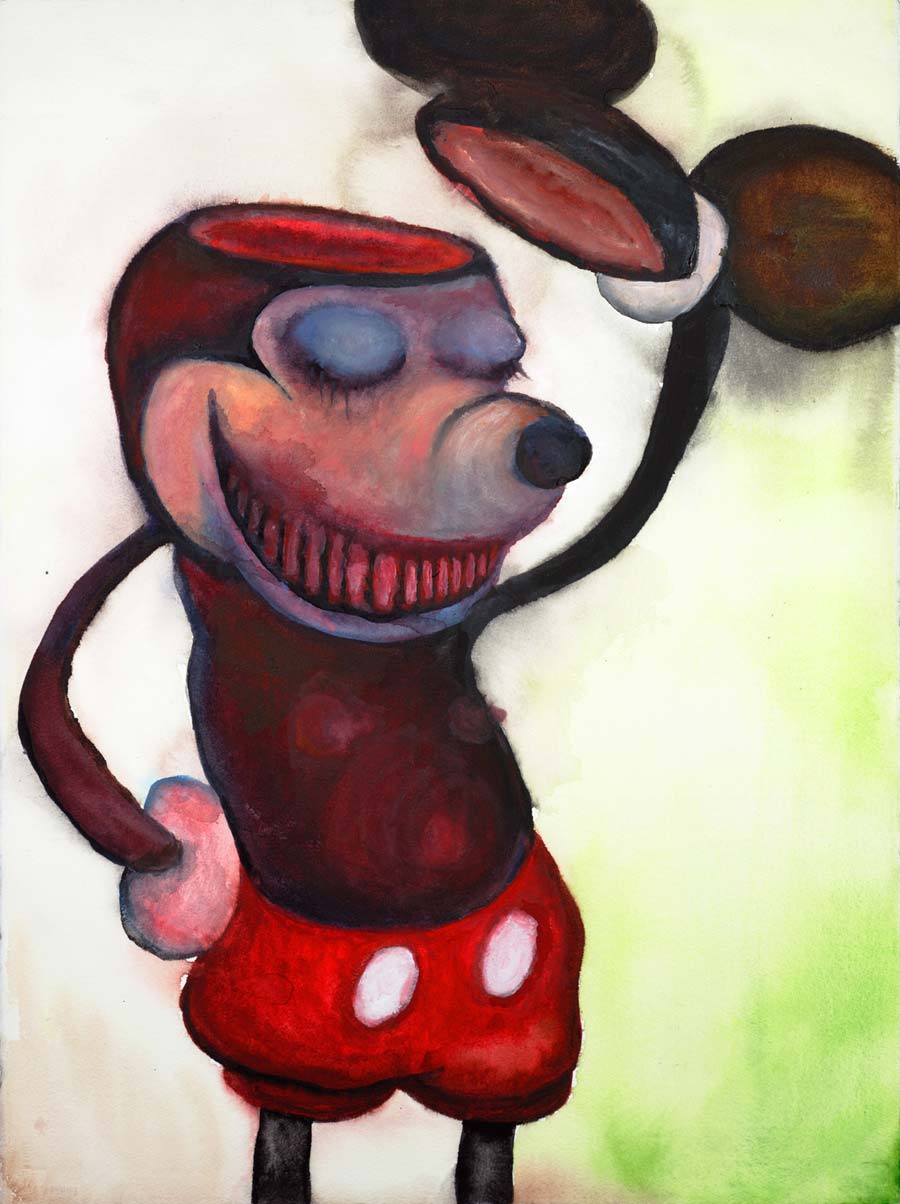 900x1204 Marilyn Manson And His Macabre Art - Marilyn Manson Painting