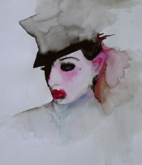 498x576 Narcissique Marilyn Manson Paintings And Steampunk Bible! - Marilyn Manson Painting