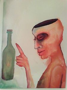 225x300 Printed Canvas On Wooden Framemarilyn Manson Art Painting(No Lp,t - Marilyn Manson Painting