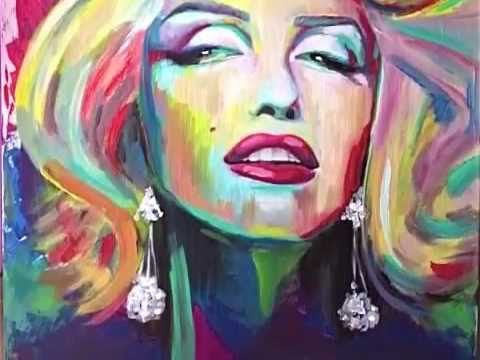 480x360 Marilyn Monroe 2 Art - Marilyn Monroe Abstract Painting