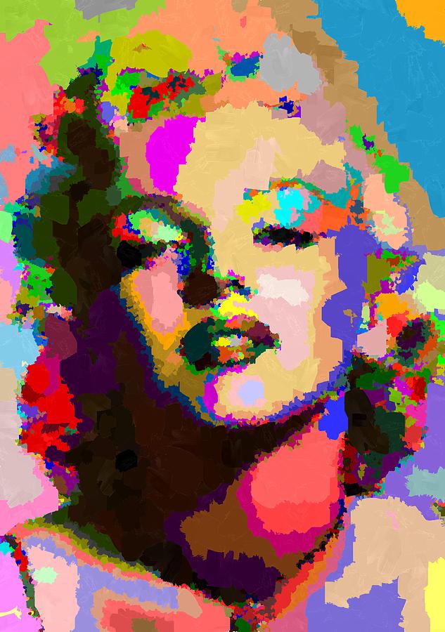 633x900 Marilyn Monroe - Marilyn Monroe Abstract Painting