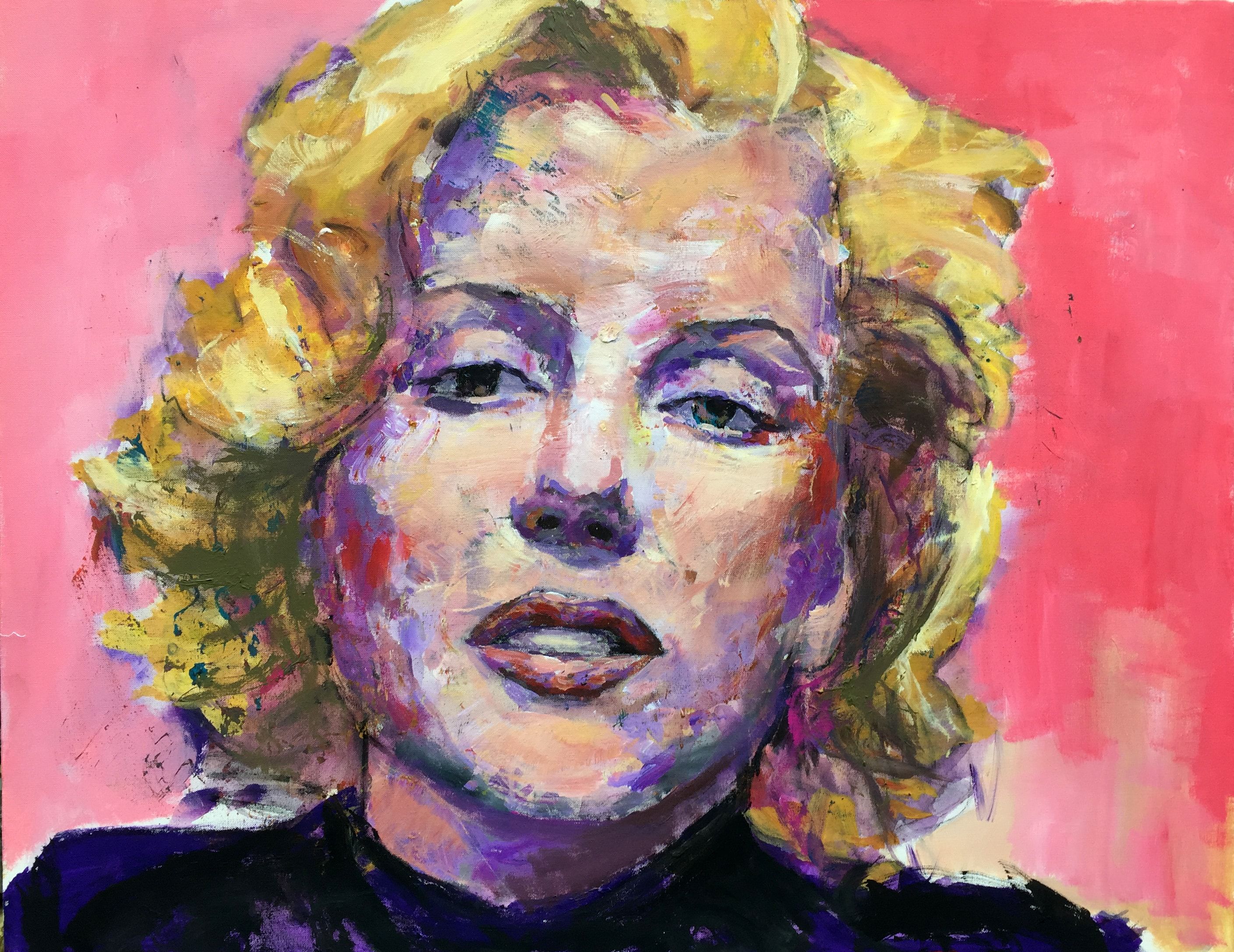 2817x2175 Marilyn Monroe - Marilyn Monroe Abstract Painting