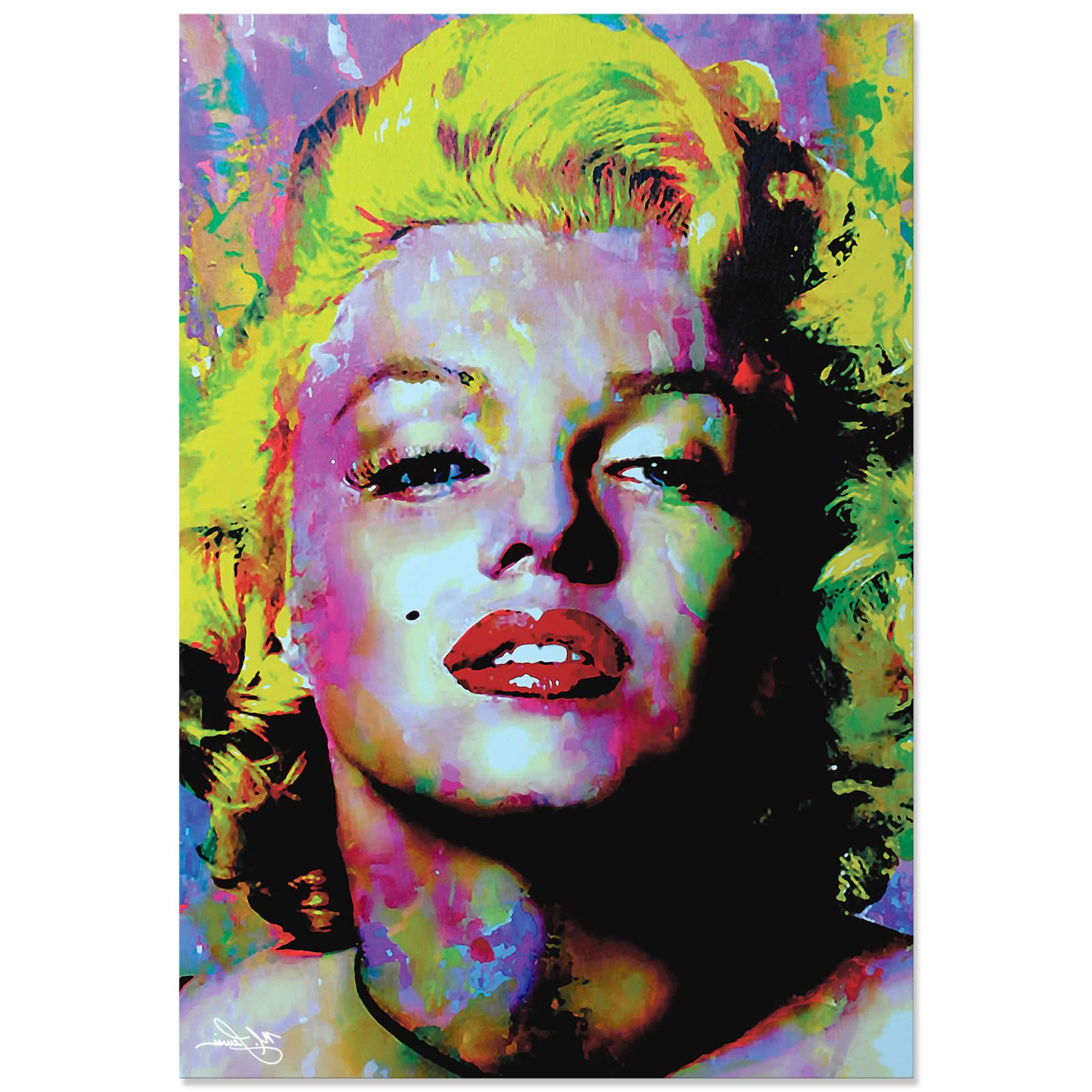2000x2000 Marilyn Monroe Abstract Painting Metal Art Studio - Marilyn Monroe Abstract Painting