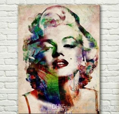 495x474 2018 Framed Marilyn Monroe,hand Painted Abstract Portrait Art Oil - Marilyn Monroe Abstract Painting