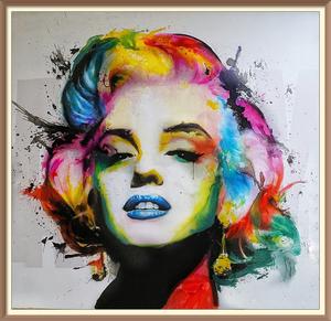 300x291 Marilyn Monroe Mosaic - Marilyn Monroe Abstract Painting