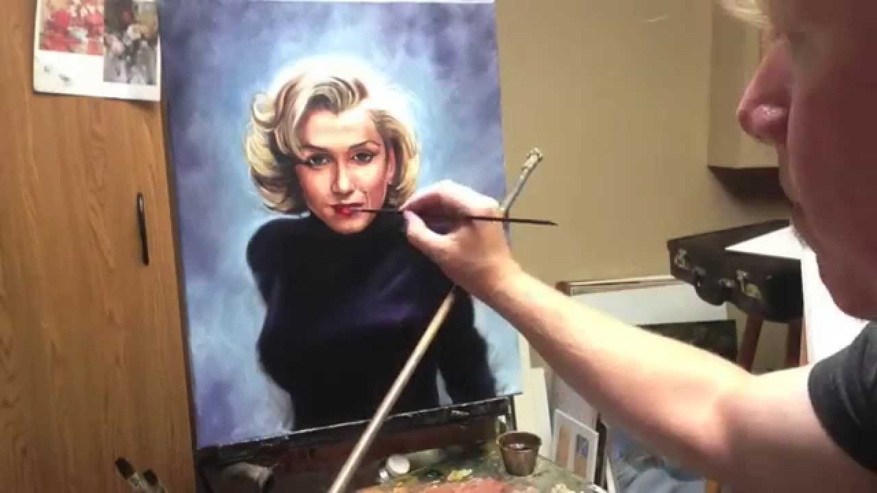 1280x720 Marilyn Monroe Oil Painting - Marilyn Monroe Oil Painting