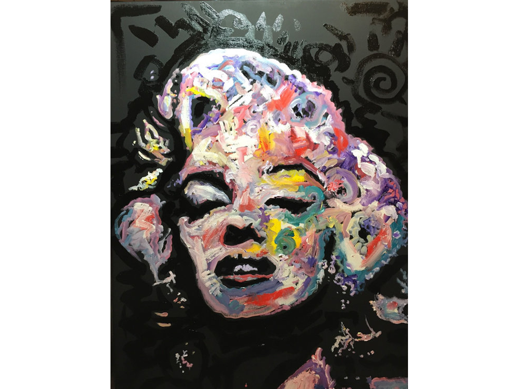 1024x768 Marilyn Monroe Canvas Oil Painting Delta 13 - Marilyn Monroe Painting Artist