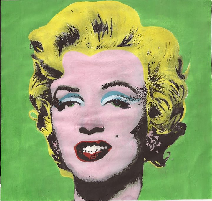 720x682 Marilyn Monroe Pop Art Painting By X Alone X - Marilyn Monroe Painting Artist