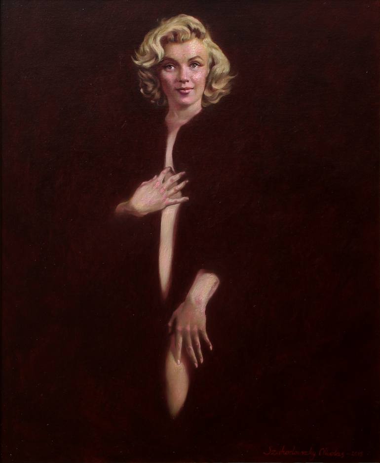 770x937 Saatchi Art Marilyn Monroe Painting By Nicolas Szuhodovszky - Marilyn Monroe Painting Artist