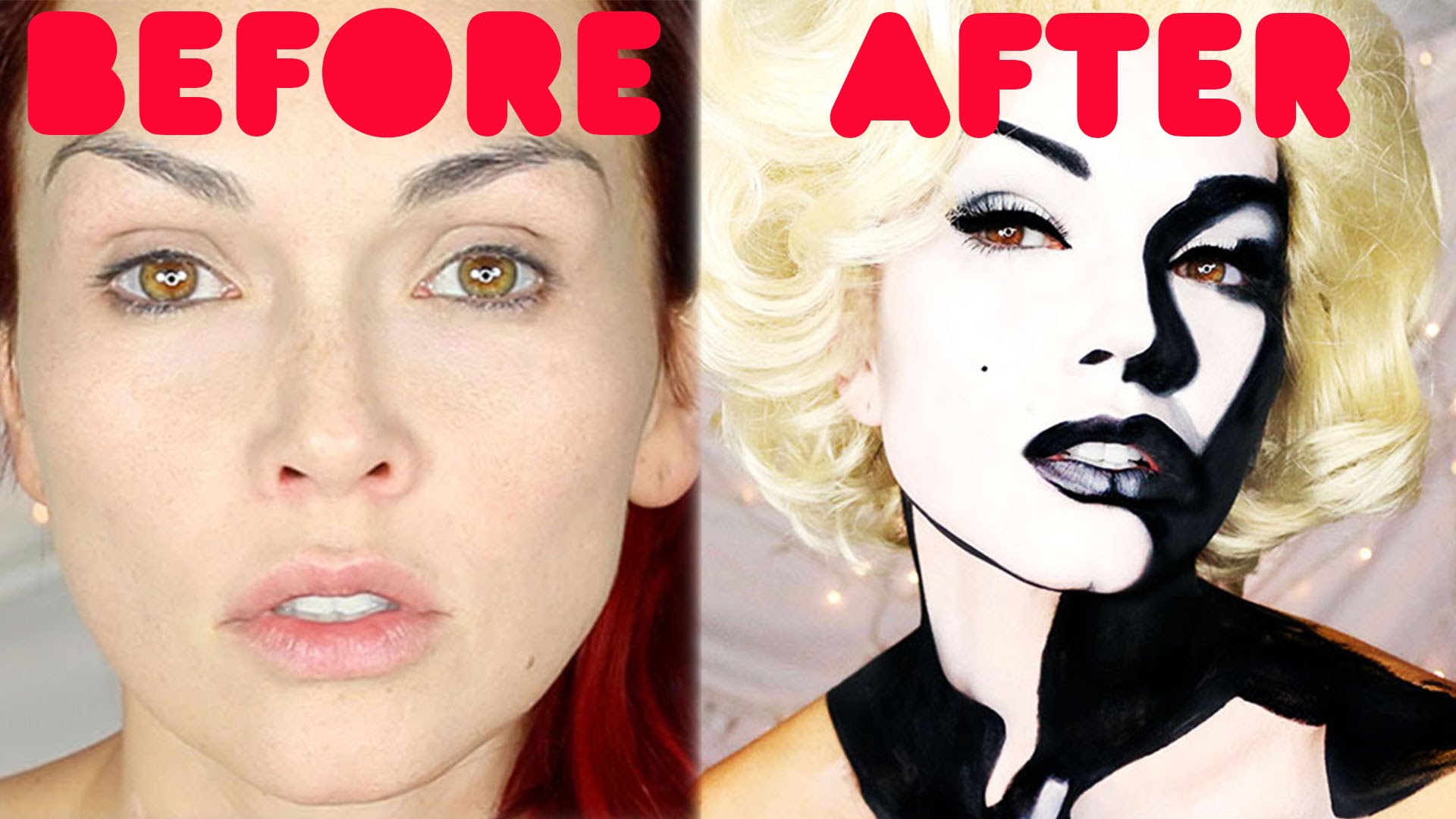 1920x1080 Hi Speed Marilyn Monroe Painting On A Face - Marilyn Monroe Painting Artist