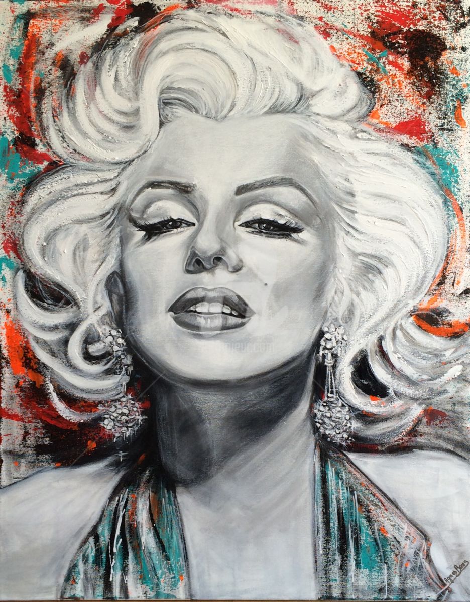 936x1200 Marilyn Monroe (Agnesbens) - Marilyn Monroe Painting Artist
