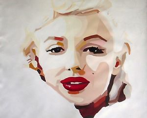 300x241 Marilyn Monroe 28x28 Pop Art Oil Painting,not A Print Poster - Marilyn Monroe Painting Artist