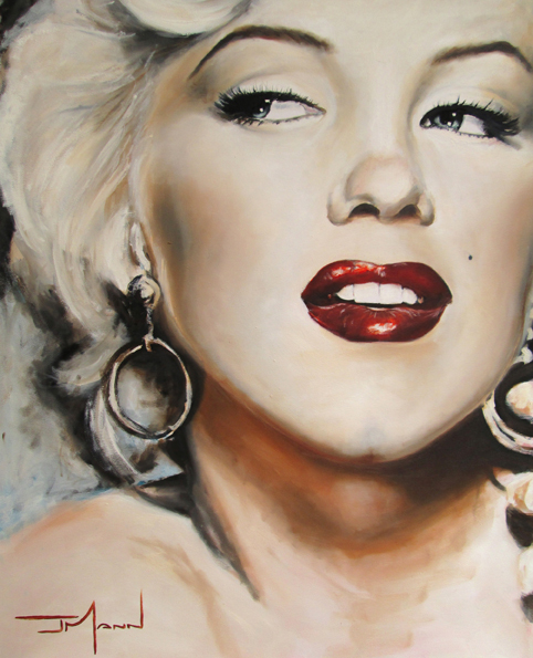 482x595 Marilyn Monroe - Marilyn Monroe Painting On Canvas