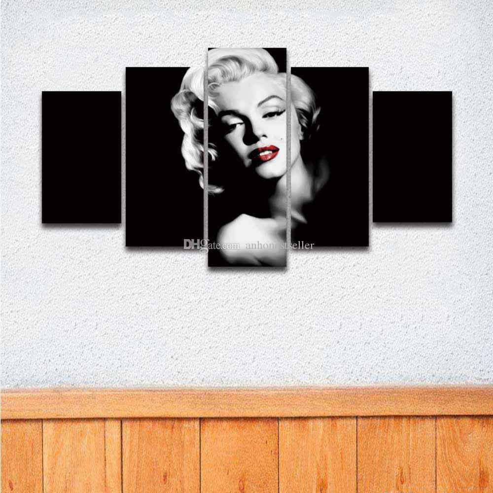 1000x1000 Marilyn Monroe Canvas Art Printed Painting Wall Picture For Home - Marilyn Monroe Painting On Canvas