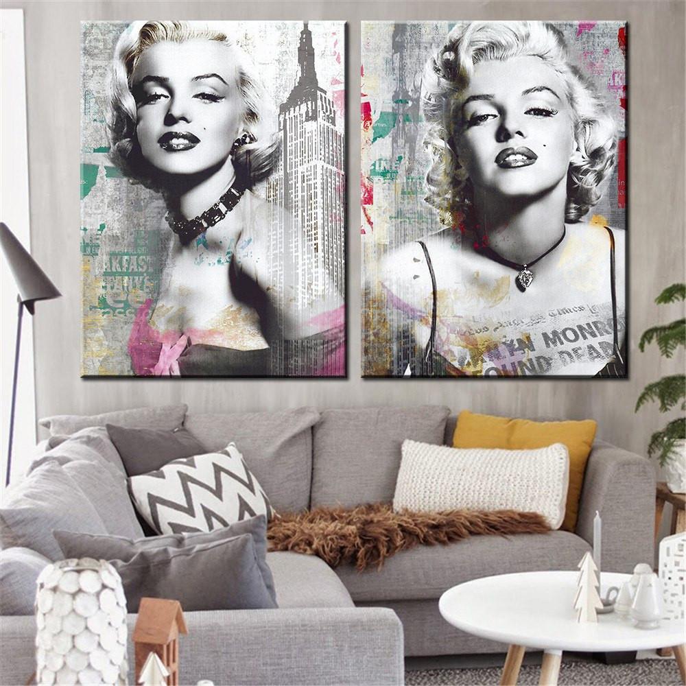 1000x1000 Marilyn Monroe Portrait Canvas Art - Marilyn Monroe Painting On Canvas