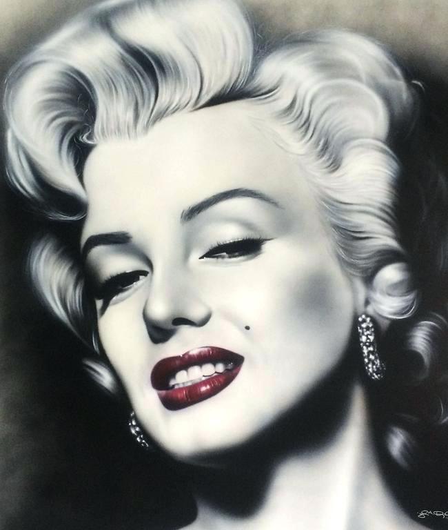 650x768 Large Oil On Canvas Painting Signed And Dated For Paintings - Marilyn Monroe Painting On Canvas