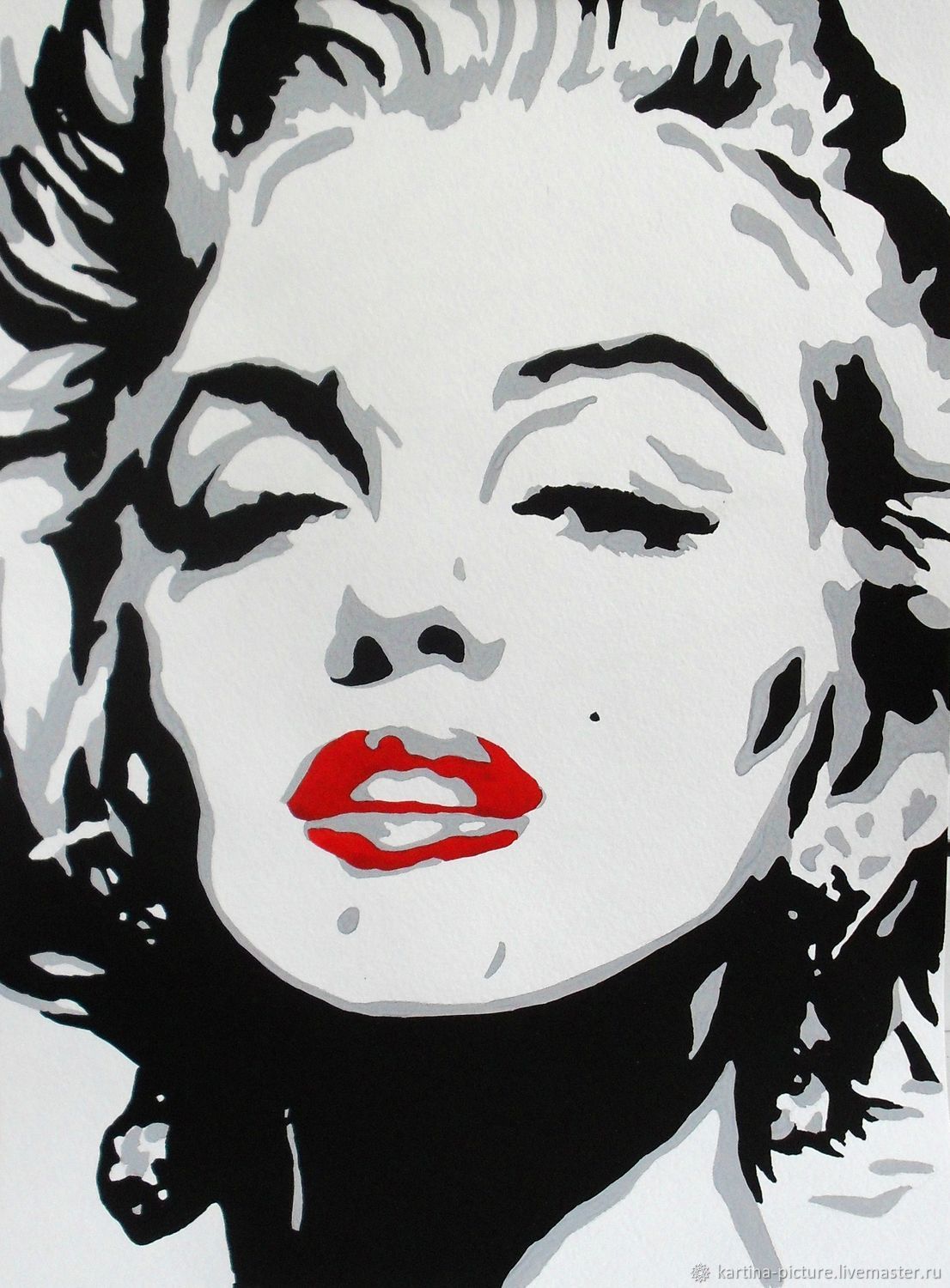 Marilyn Monroe Pop Art Painting at PaintingValley.com ...