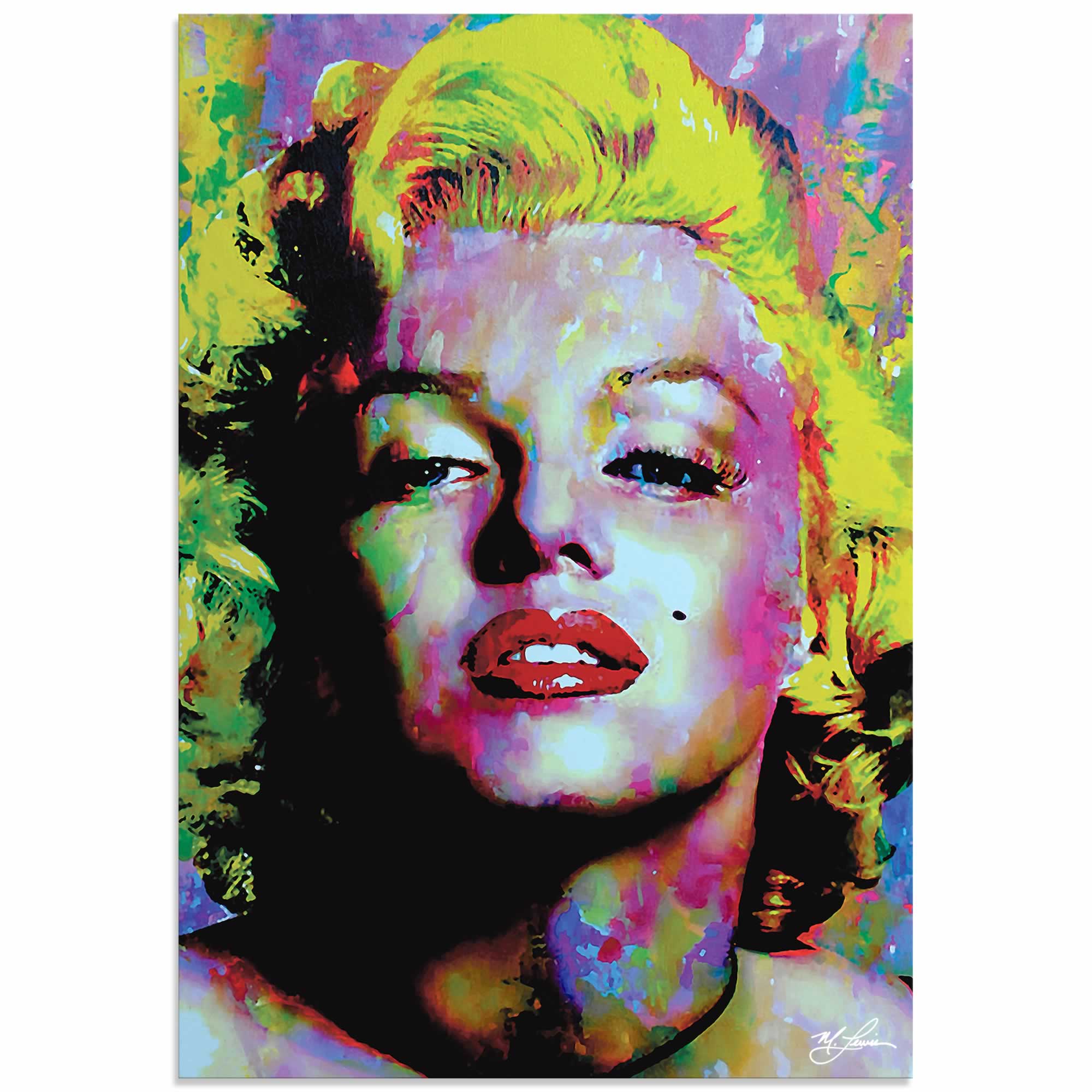 2000x2000 Metal Art Studio - Marilyn Monroe Pop Art Painting