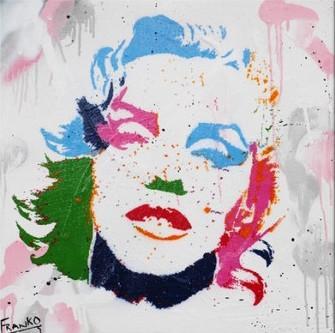 335x333 The Face Miss M 60cm X 60cm Marilyn Monroe Pop Art Painting - Marilyn Monroe Pop Art Painting