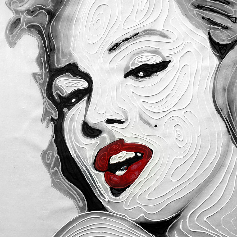 1000x1000 Buy Marilyn Monroe Art 1 By Community Artists Group@ Rs. 6690 - Marilyn Monroe Pop Art Painting