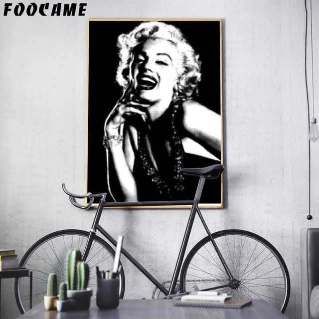 640x640 Foocame Marilyn Monroe Style Pop Abstract Posters And Prints Art - Marilyn Monroe Pop Art Painting