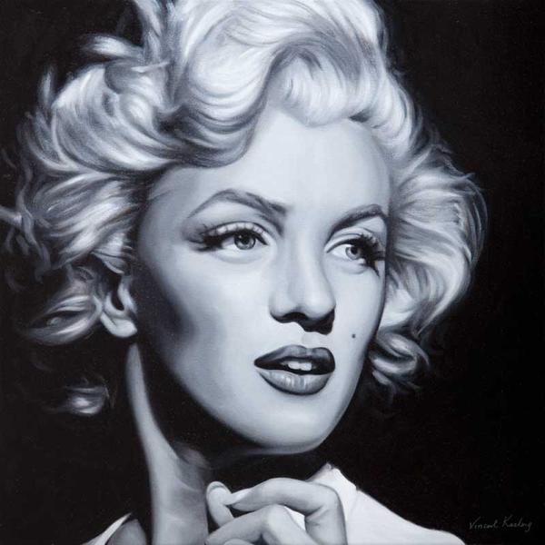 600x600 Marilyn Monroe - Marilyn Monroe Portrait Painting