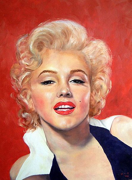 444x604 Marilyn Monroe Caricature By ~mylittletomato On Artist - Marilyn Monroe Portrait Painting