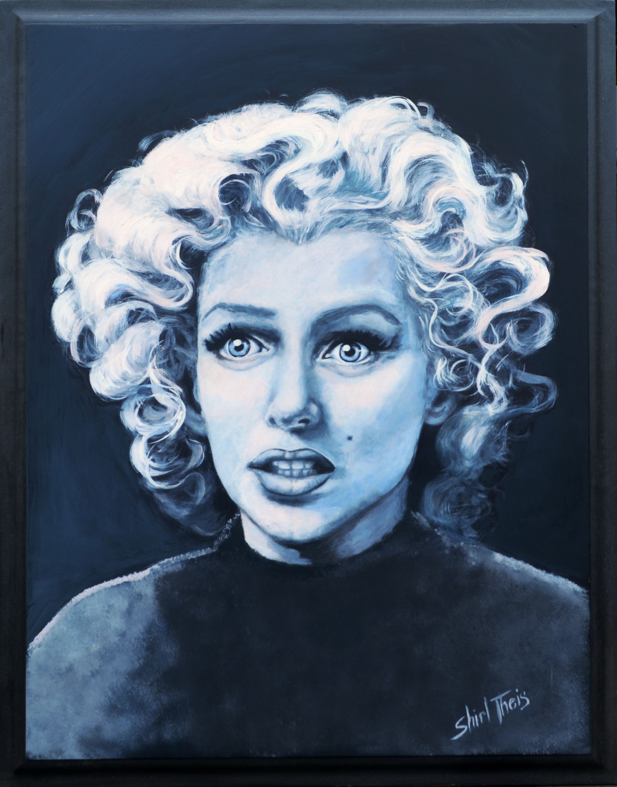 2379x3036 By Shirl Theis Of Marilyn Monroe Portrait Paintings Hollywood - Marilyn Monroe Portrait Painting