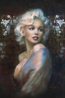 267x400 Marilyn Monroe Handcraft Portrait Oil Painting On Canvas No Frame - Marilyn Monroe Portrait Painting