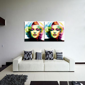 300x300 Diy Oil Painting Wall Painting Home Decor Picture Marilyn Monroe - Marilyn Monroe Wall Painting