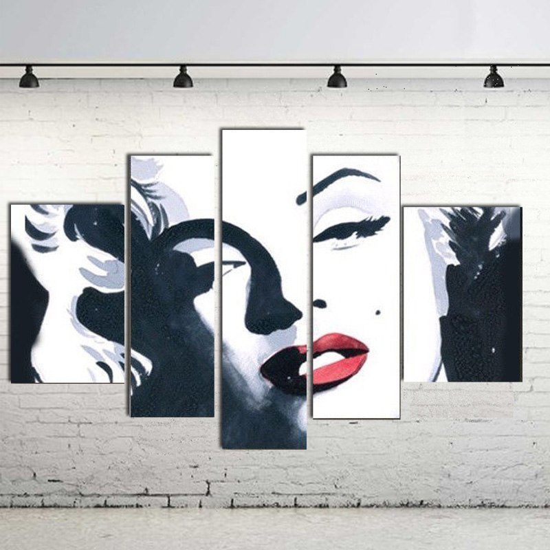 800x800 Unframed Pure Hand Painted Oil Painting On Canvas Canvas Classic - Marilyn Monroe Wall Painting