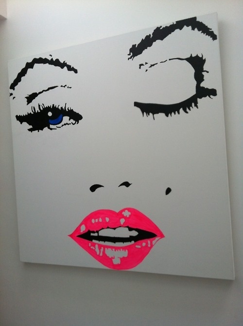 500x669 43 Best Photography. Images On Beautiful People - Marilyn Monroe Wall Painting