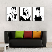 225x225 Canvas Marilyn Monroe Framed Decorative Posters Amp Prints Ebay - Marilyn Monroe Wall Painting