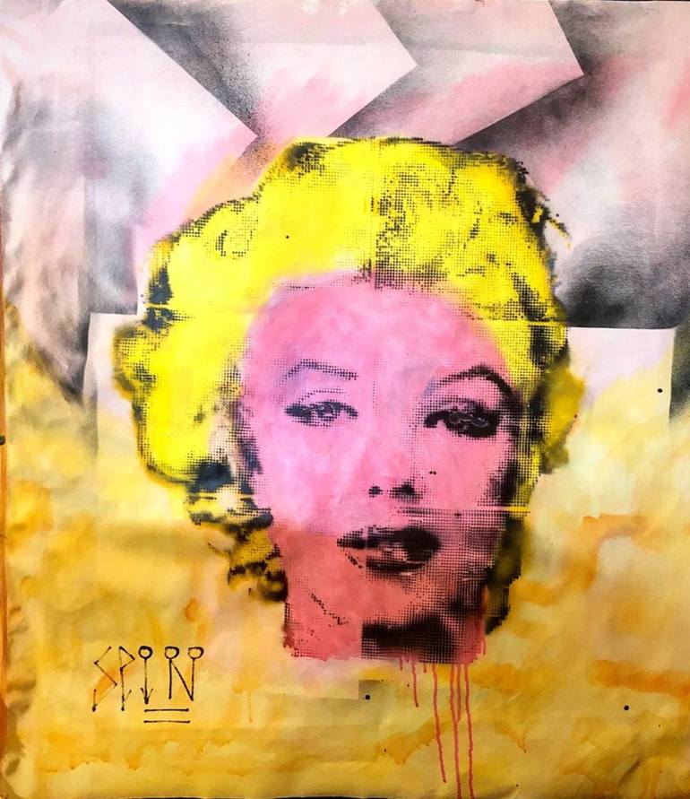 770x891 Saatchi Art Marilyn Painting By Cicero Spin - Marilyn Painting